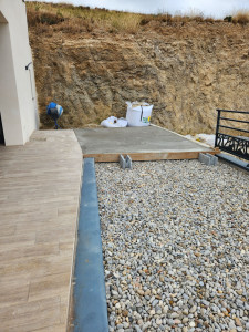 Photo de galerie - Création d’une dalle 