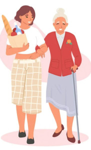 Photo de galerie - Accompagnement aux courses, aux sorties, rendez vous...