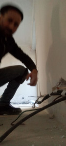 Photo de galerie - Passage de câble électrique 