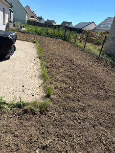 Photo de galerie - Remise au propre d’un terrain pour pavillon.