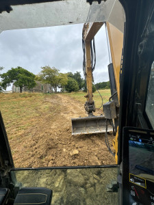 Photo de galerie - Remblais après raccordement eau potable après compteur 