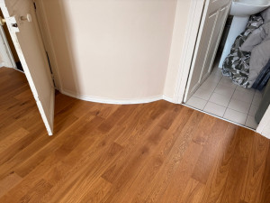 Photo de galerie - Pose d’un parquet 