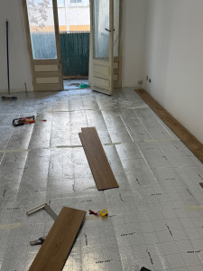 Photo de galerie - Pose de parquet - Revêtement de sol