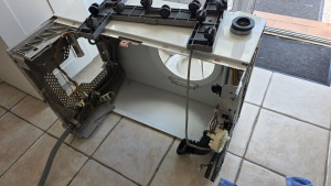 Photo de galerie - Changement des roulements tambour