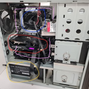 Photo de galerie - Montage d'un pc