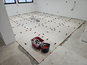 Photo de galerie - Réalisation 25m² carrelages + joint 