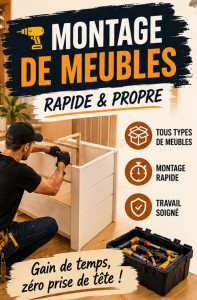 Photo de galerie - Montage de meubles 