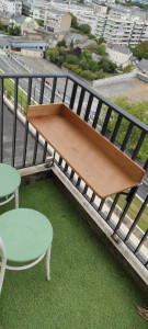 Photo de galerie - Création table de balcon