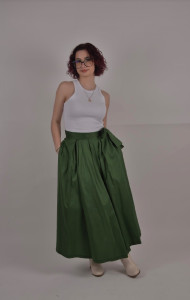 Photo de galerie - Jupe plissée avec poche (réalisé en 2019)