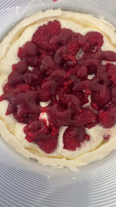 Photo de galerie - Layer Cake Framboise Crème Vanille 