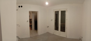 Photo de galerie - Enduit et finition peinture première couche