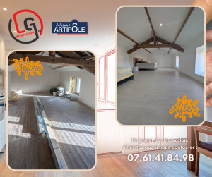 Photo de galerie - Rénovation intérieur, revêtement de sol, peinture, placo...