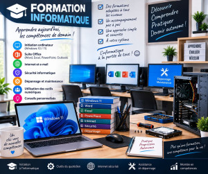 Photo de galerie - Donne cours informatique