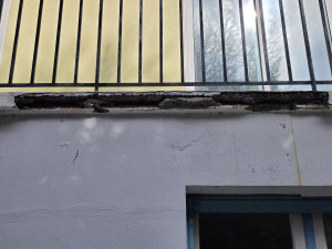 Photo de galerie - Reprise éclat de béton ( chantier visible Merville Lorient )