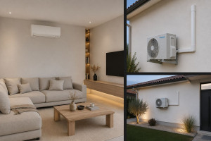 Photo de galerie - ❄️ Installation climatisation – Maison neuve

Installation d’une climatisation réversible dans une maison neuve, avec une unité intérieure discrète et une unité extérieure soigneusement intégrée à la façade.

? Pose des liaisons frigorifiques, évacuation