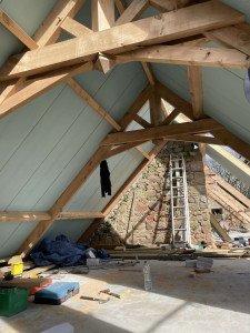 Photo de galerie - Charpente traditionnelle