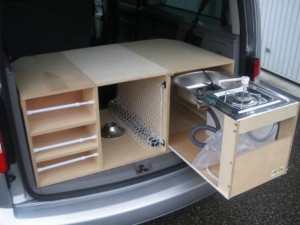 Photo de galerie - Coffre mobile sur mesure pour voiture et vans.