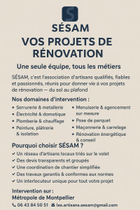 Photo de galerie - Artisan tout corps d'état - Rénovation