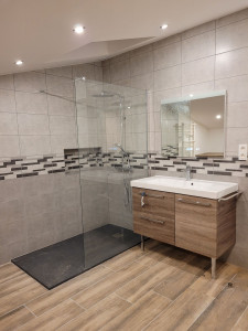 Photo de galerie - Rénovation complète Salle de bain 