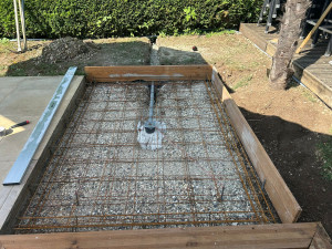 Photo de galerie - Création pédiluve piscine