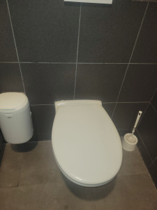 Photo de galerie - Pose de carrelage et wc suspendu. 
