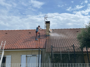 Photo de galerie - Nettoyage démoussage