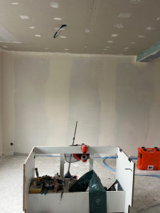 Photo de galerie - Pose de placo et bande et ratissage par moi 