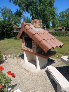 Photo de galerie - Toiture sur barbecue