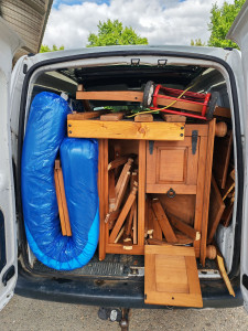 Photo de galerie - On a vidé tous un garage. Direction déchetterie ! 