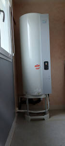 Photo de galerie - Installation ballon thermodynamique à la place de ballon électrique 