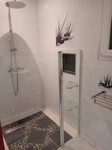 Photo de galerie - Réfection complète d'une salle de bain douche a l'italienne .....