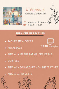 Photo de galerie - Auxiliaire de vie 