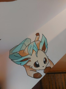 Photo de galerie - Détails fresque pokémon