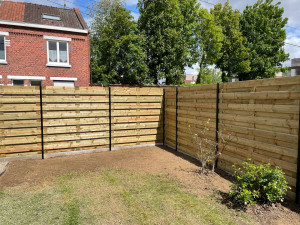 Photo de galerie - Pose clôture 