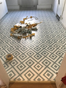 Photo de galerie - Pose de sol souple 