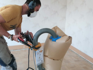 Photo de galerie - Ponçage de parquet