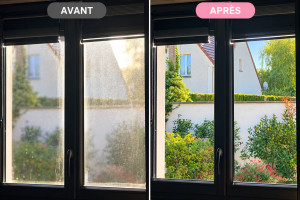 Photo de galerie - Nettoyage de vitres 