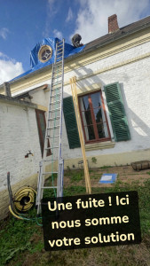 Photo de galerie - Fuite de toit 