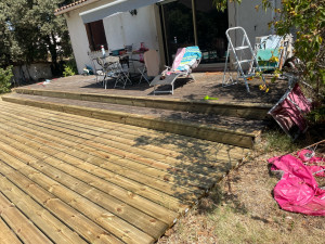 Photo de galerie - Terrasse en bois 