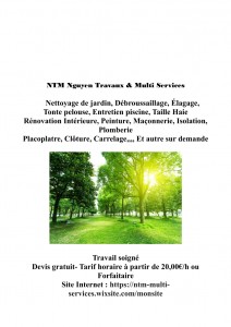Photo de galerie - Je fais de l'espace vert/Multi services