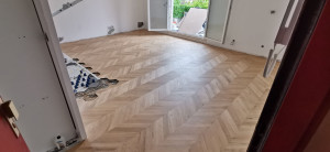 Photo de galerie - Pose de parquet - Revêtement de sol