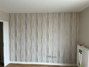 Photo de galerie - Pose de papier peint 