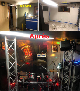 Photo de galerie - Réalisation d'une salle de Musique Acoustique