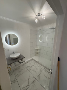 Photo de galerie - Réfection complète d’une salle de bain de A à Z,