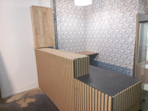 Photo de galerie - Comptoir de salon de coiffure 