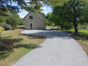 Photo de galerie - Création chemin d'accès avec parking 