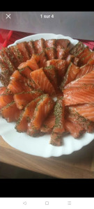 Photo de galerie - Saumon Gravlax maison