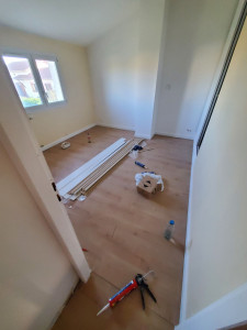 Photo de galerie - Pose de parquet - Revêtement de sol