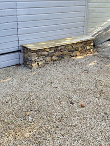 Photo de galerie - Création d'un banc 