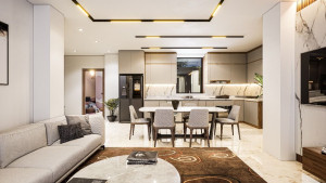 Photo de galerie - Réaménagement d'un pavillon, en créant des espaces plus clairs aussi bien définis afin de donner une nouvelle dimension et image qui reflète le goût du client. Livry gargan 